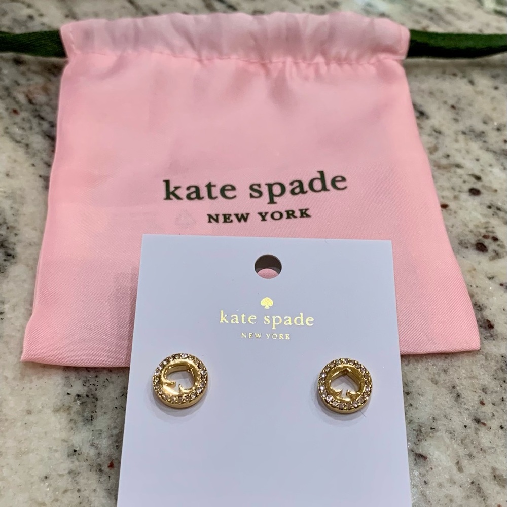 Kate Spade Spade Pave Earrings - Picture 3 of 6